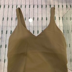 lululemon athletica align Tank Top - bronze green size 6